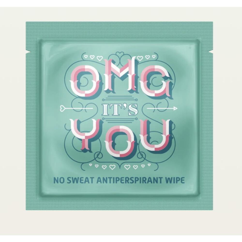43 Individually Wrapped LA Fresh No Sweat 24hour Antiperspirant Wipes
